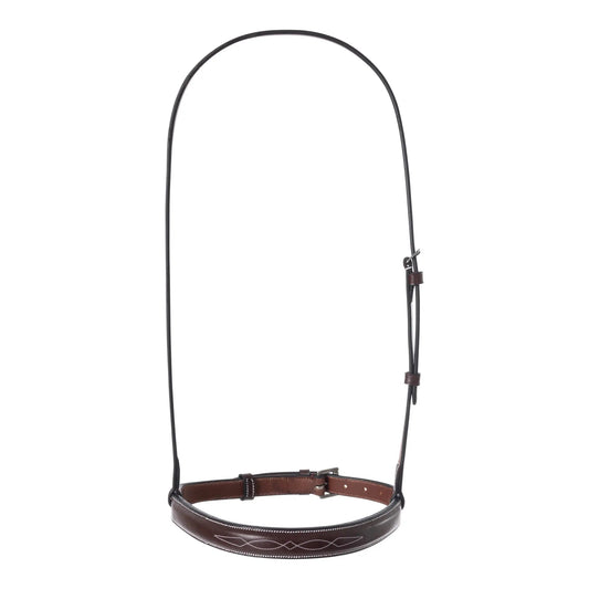 Huntley Equestrian Fancy Stitched Raised Chain Noseband - Tampa Home & Garden Store
