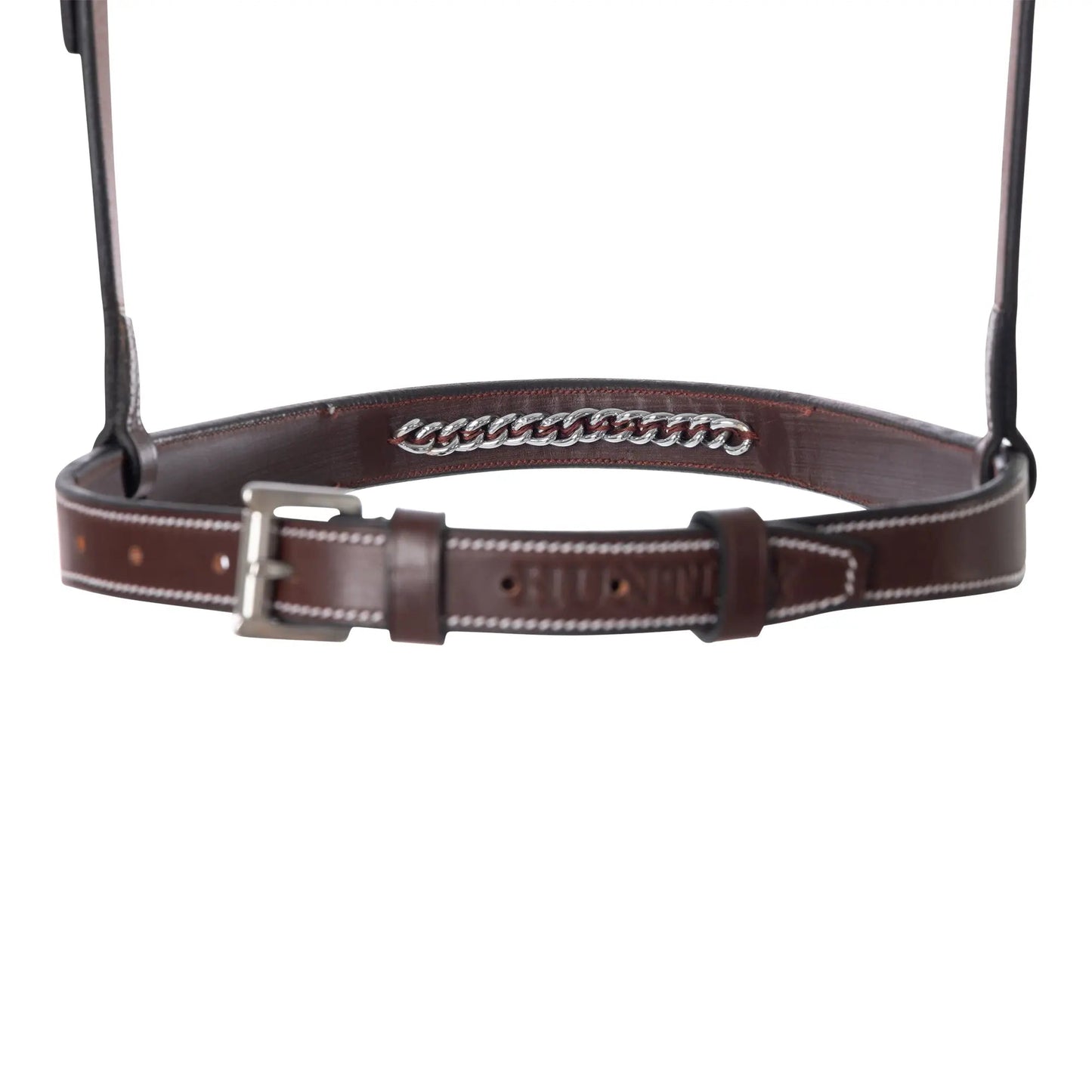 Huntley Equestrian Fancy Stitched Raised Chain Noseband - Tampa Home & Garden Store