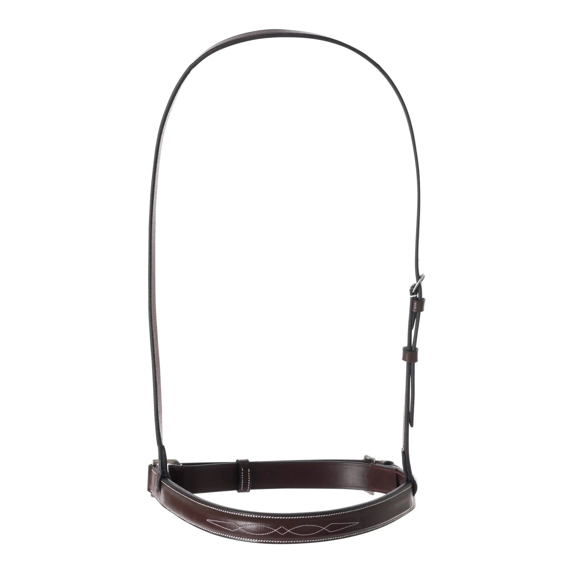 Huntley Equestrian Fancy Stitched Raised Crank Noseband - Tampa Home & Garden Store