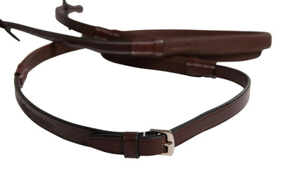 Huntley Equestrian Fancy Stitched Rubber Reins, 5/8" Inch Width - Tampa Home & Garden Store