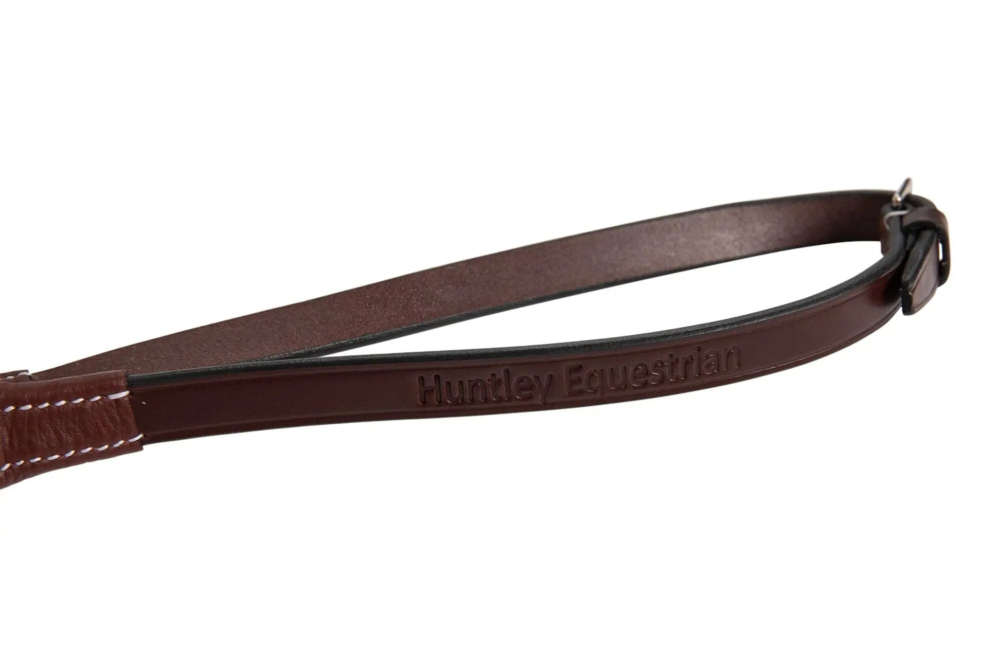 Huntley Equestrian Fancy Stitched Rubber Reins, 5/8" Inch Width - Tampa Home & Garden Store