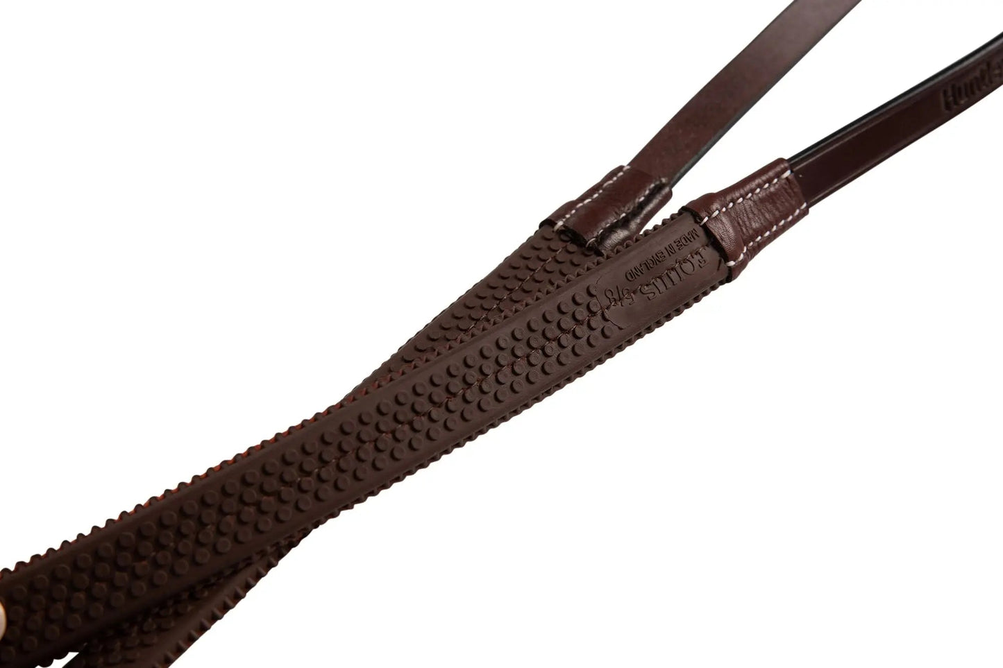 Huntley Equestrian Fancy Stitched Rubber Reins, 5/8" Inch Width - Tampa Home & Garden Store