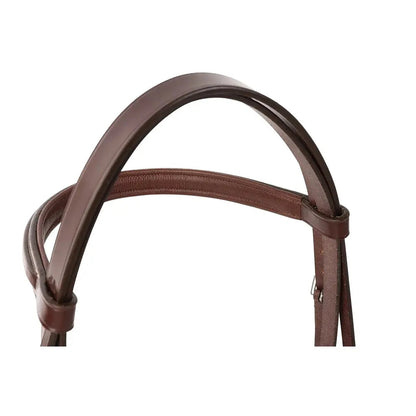 Huntley Equestrian Fancy Stitched Sedgwick Leather Padded Bridle with Reins - Tampa Home & Garden Store