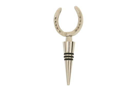 Huntley Equestrian Horse Shoe shaped Bottle Stopper - Tampa Home & Garden Store