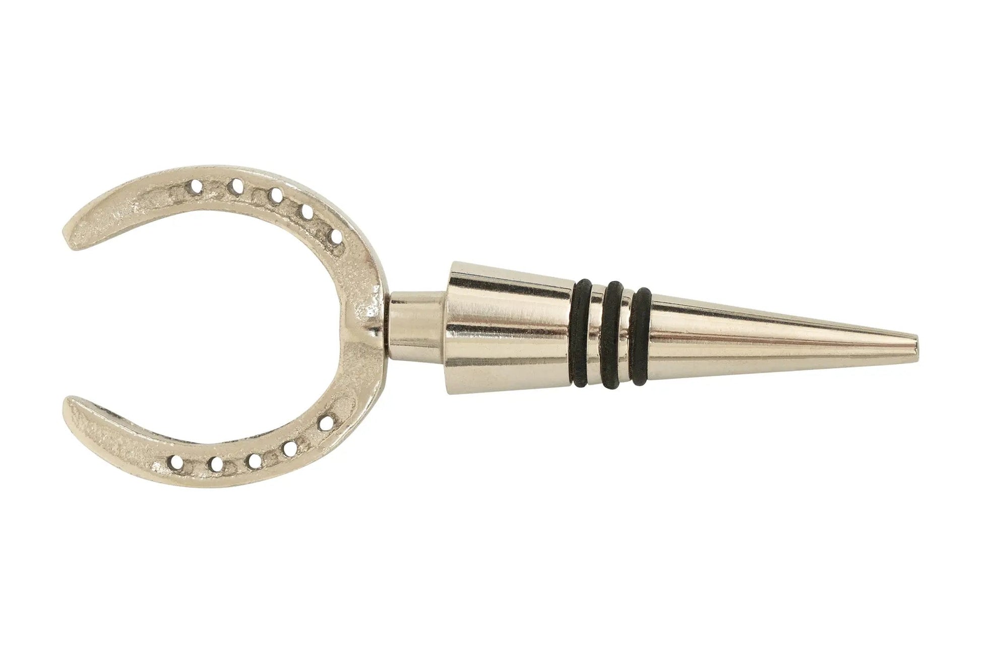 Huntley Equestrian Horse Shoe shaped Bottle Stopper - Tampa Home & Garden Store