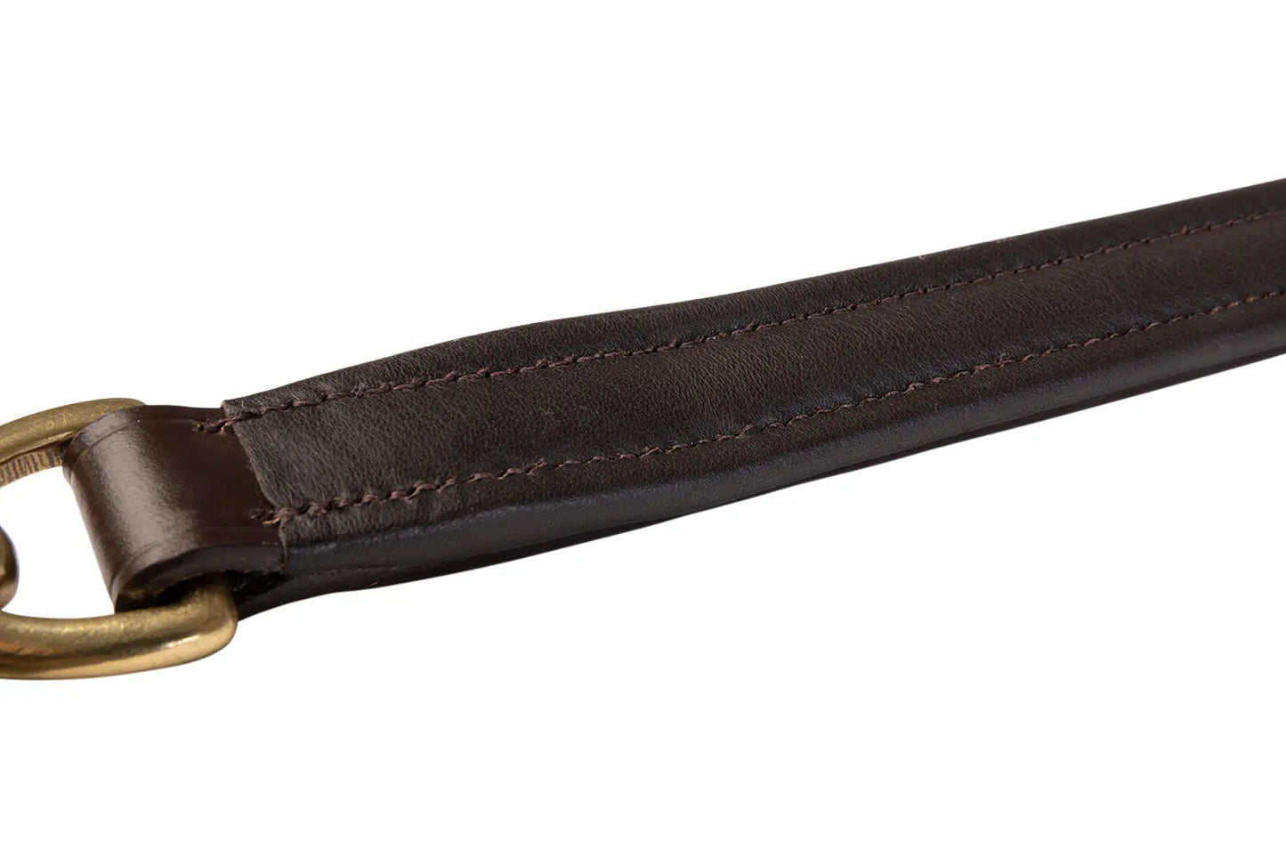 Huntley Equestrian Leather Lead with Brass Chain - Tampa Home & Garden Store