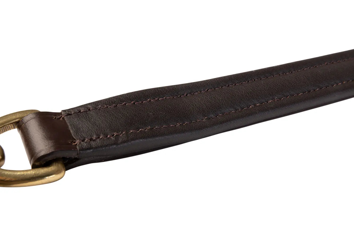 Huntley Equestrian Leather Lead with Brass Chain - Tampa Home & Garden Store