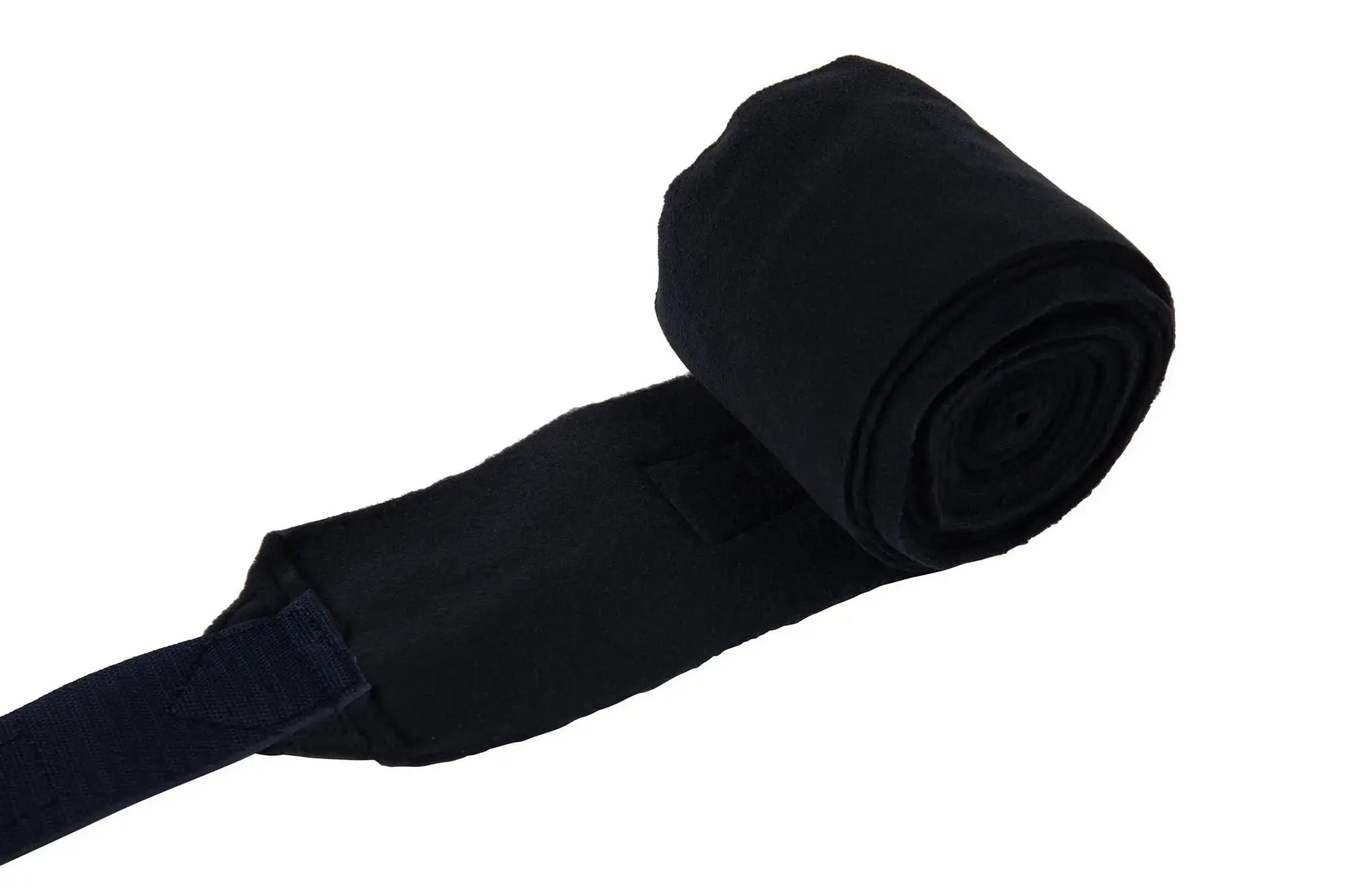 Huntley Equestrian Polo Fleece Wraps, Set of 4, Black - Tampa Home & Garden Store