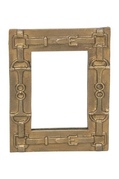 Huntley Equestrian Rectangle Mirror with Decorative Bits - Tampa Home & Garden Store