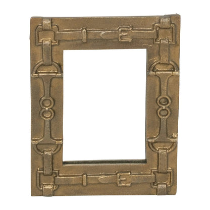 Huntley Equestrian Rectangle Mirror with Decorative Bits - Tampa Home & Garden Store
