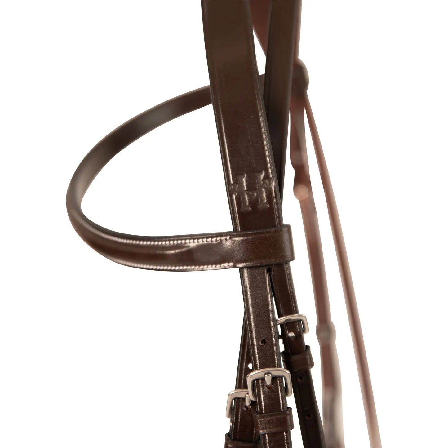 Huntley Equestrian Sedgwick Fancy Stitched Bridle with Cheek Clips and Reins - Tampa Home & Garden Store