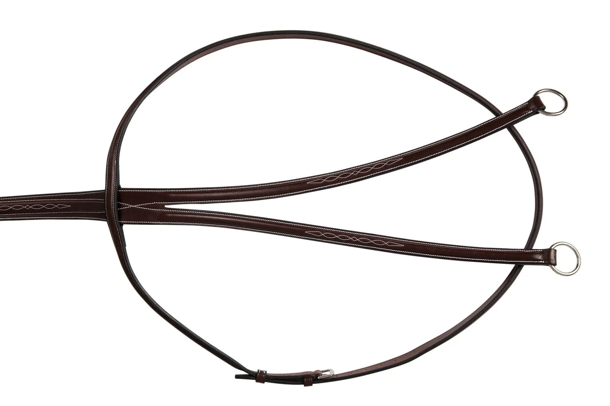Huntley Equestrian Sedgwick Fancy Stitched Running Martingale, Cob size - Tampa Home & Garden Store
