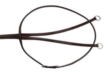 Huntley Equestrian Sedgwick Fancy Stitched Running Martingale, Cob size - Tampa Home & Garden Store