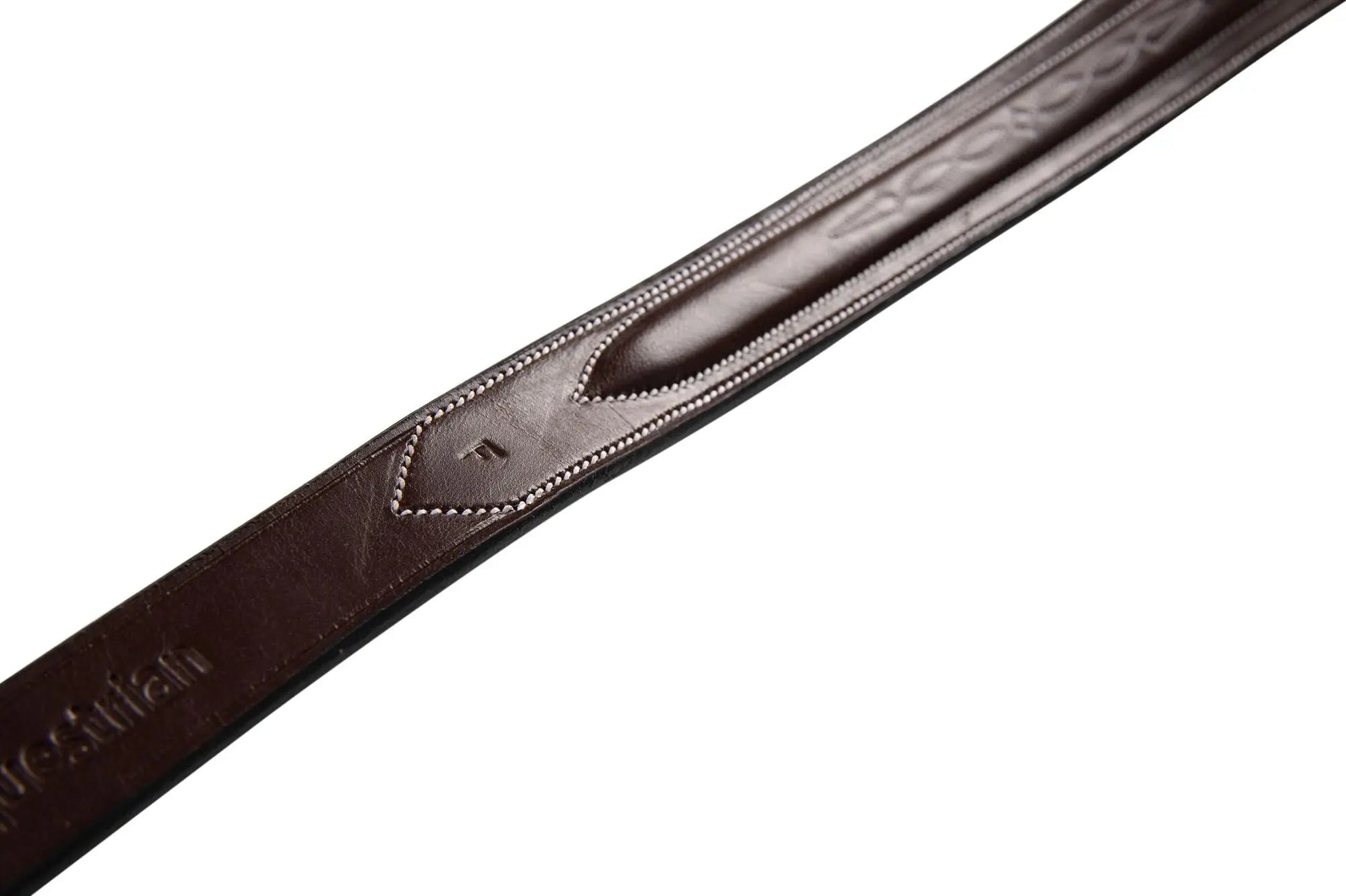 Huntley Equestrian Sedgwick Fancy Stitched Running Martingale, Full Size - Tampa Home & Garden Store