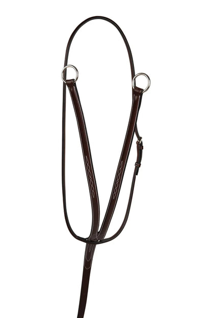 Huntley Equestrian Sedgwick Fancy Stitched Running Martingale, Full Size - Tampa Home & Garden Store