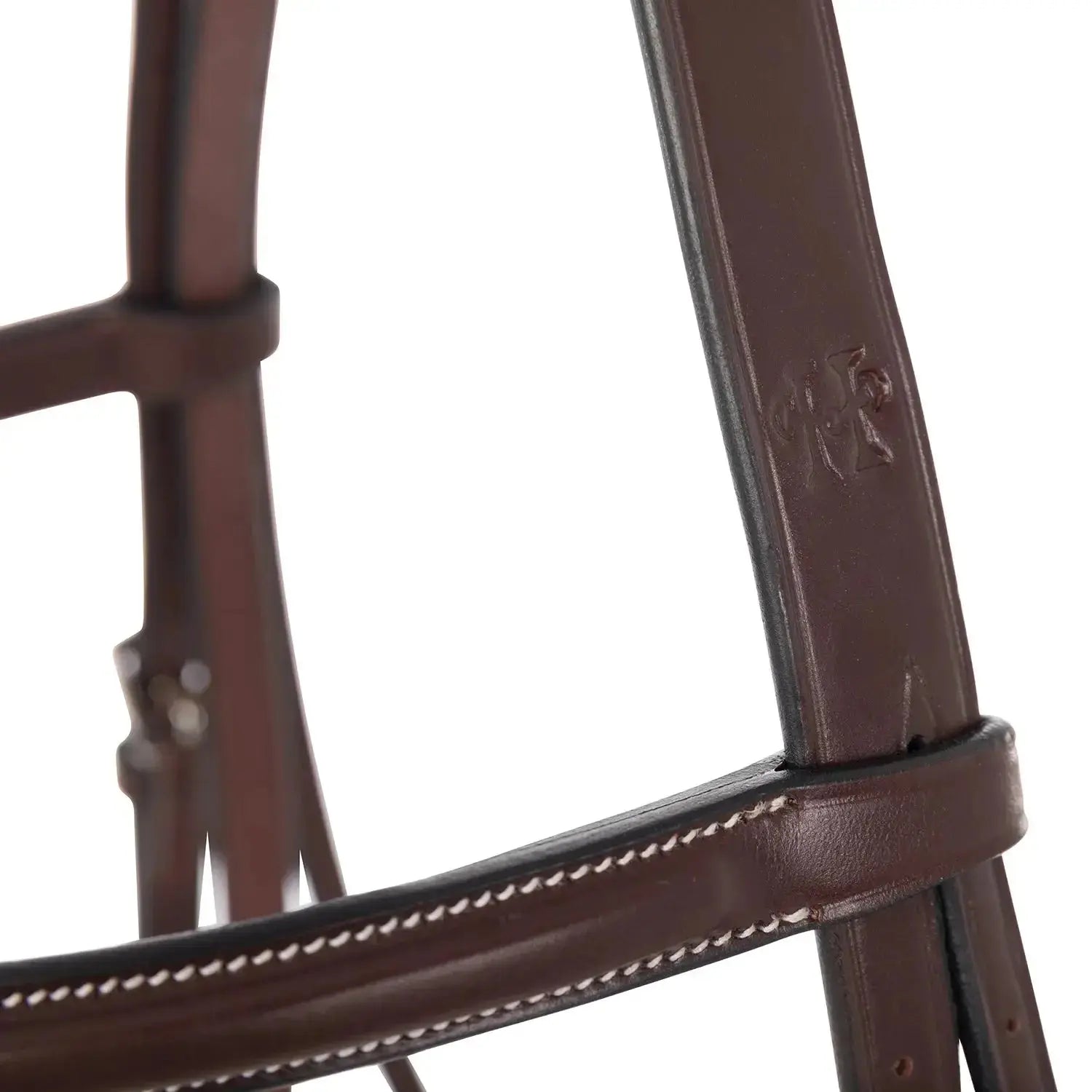 Huntley Equestrian Sedgwick Fancy Stitched Square Raised Hunter Horse Bridle with Reins - Tampa Home & Garden Store