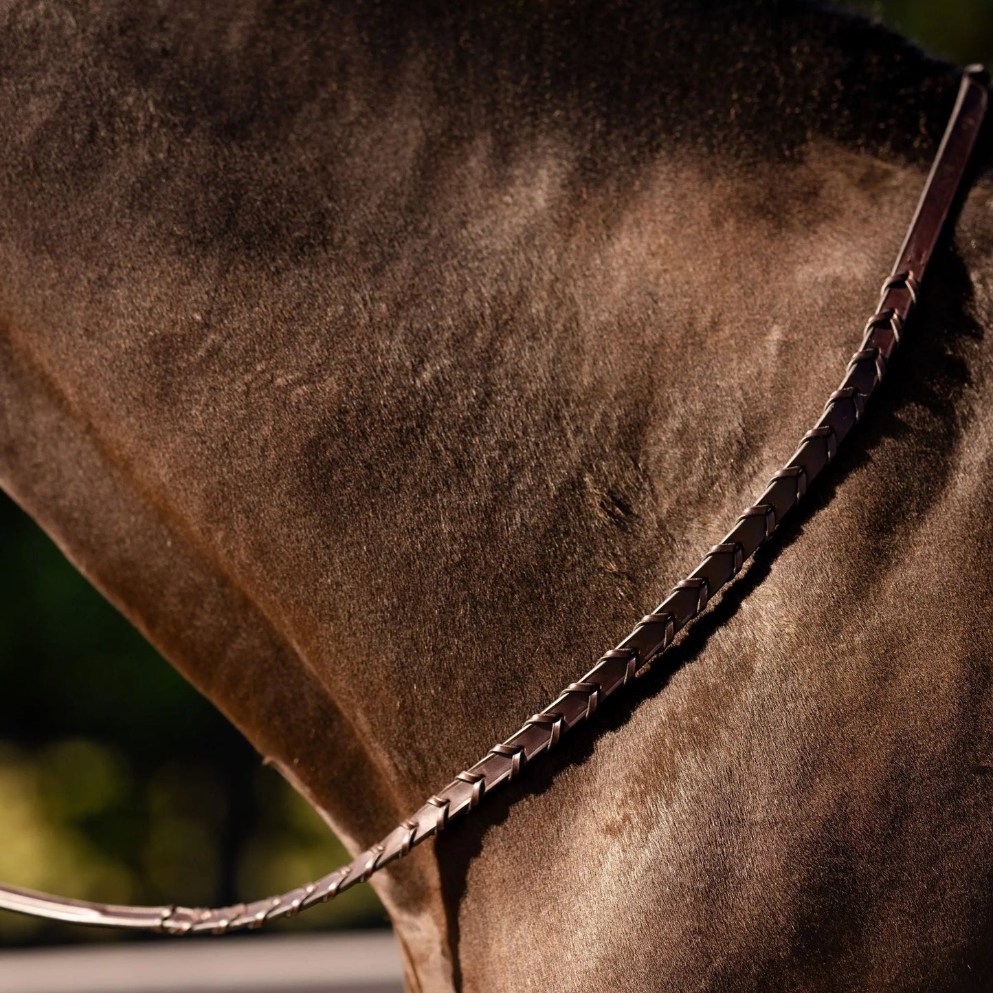 Huntley Equestrian Sedgwick Fancy Stitched Square Raised Laced Reins - Tampa Home & Garden Store