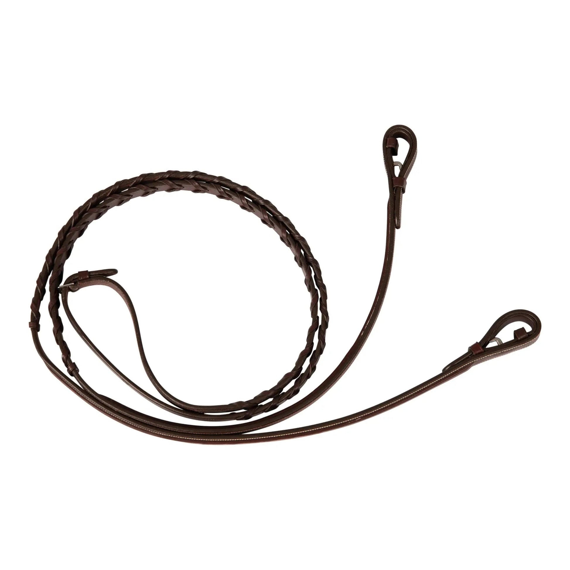 Huntley Equestrian Sedgwick Fancy Stitched Square Raised Laced Reins - Tampa Home & Garden Store