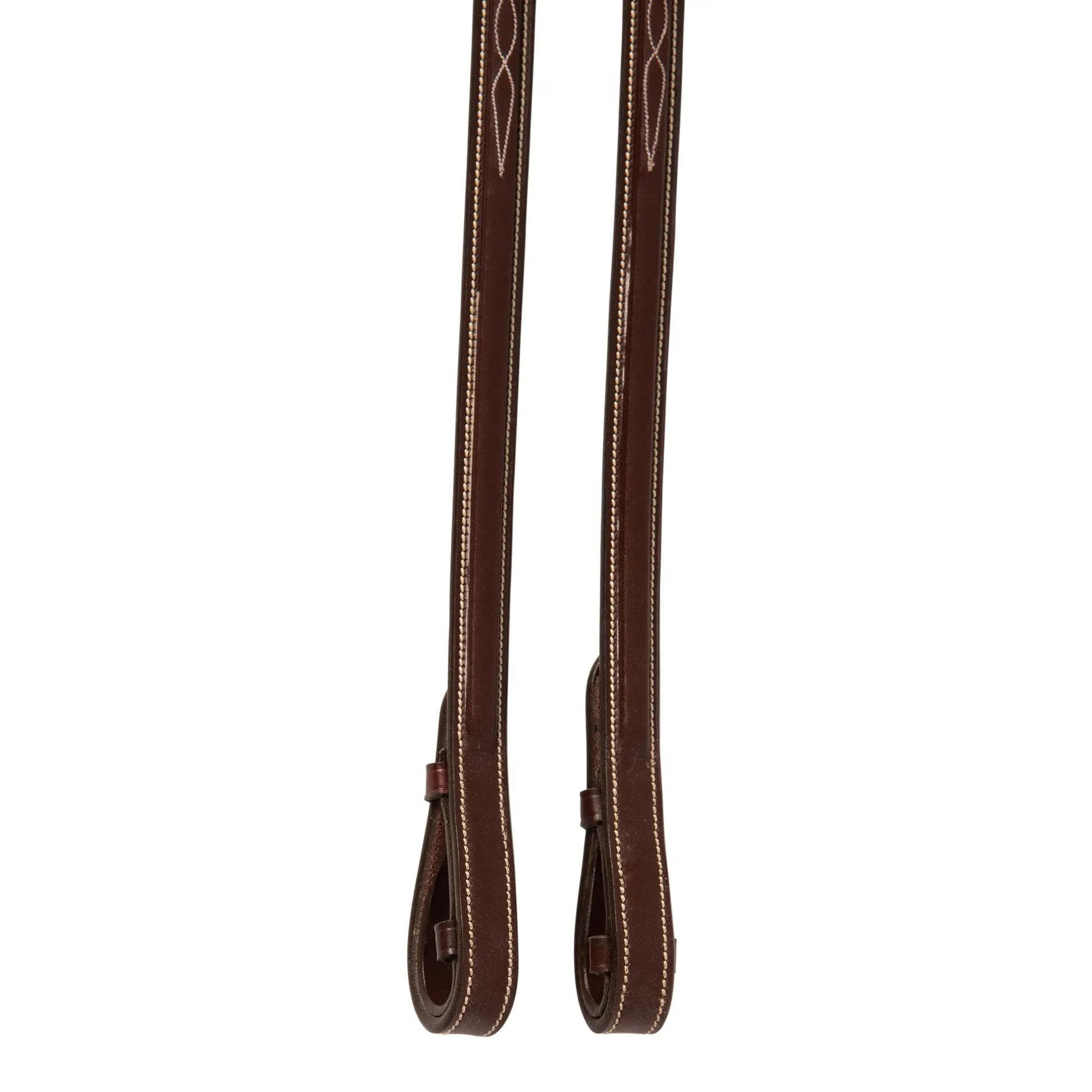 Huntley Equestrian Sedgwick Fancy Stitched Square Raised Laced Reins - Tampa Home & Garden Store