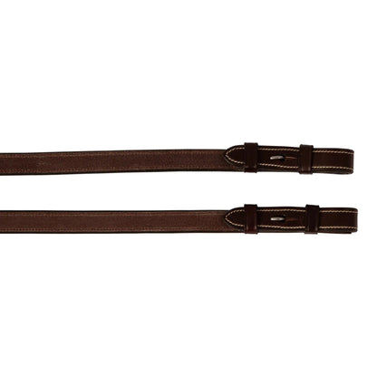 Huntley Equestrian Sedgwick Fancy Stitched Square Raised Laced Reins - Tampa Home & Garden Store