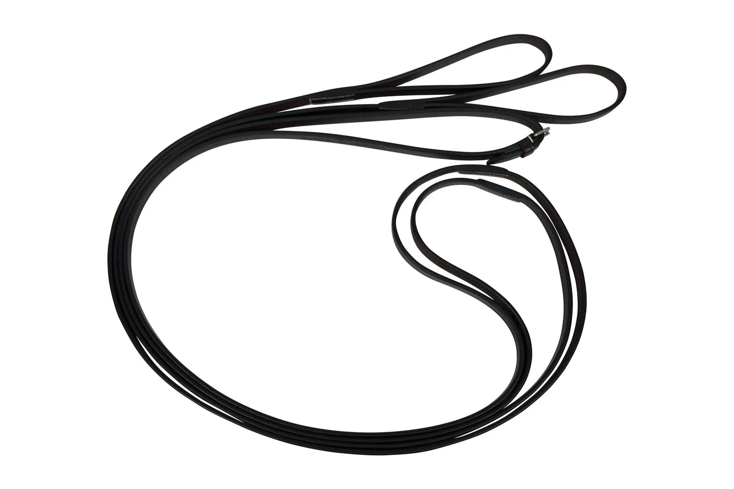 Huntley Equestrian Sedgwick Leather Draw Reins With Loop Ends - Tampa Home & Garden Store