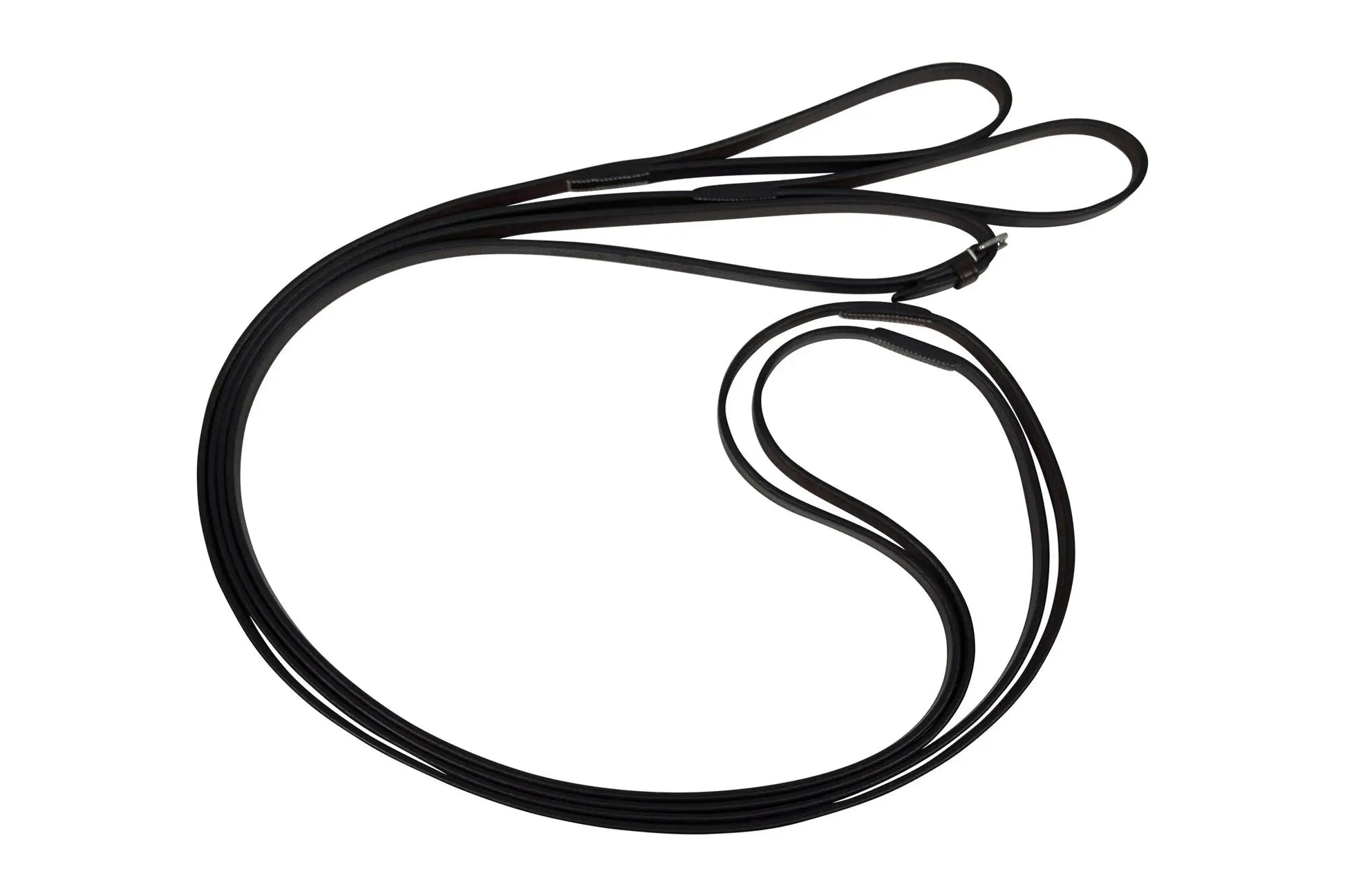 Huntley Equestrian Sedgwick Leather Draw Reins With Loop Ends - Tampa Home & Garden Store