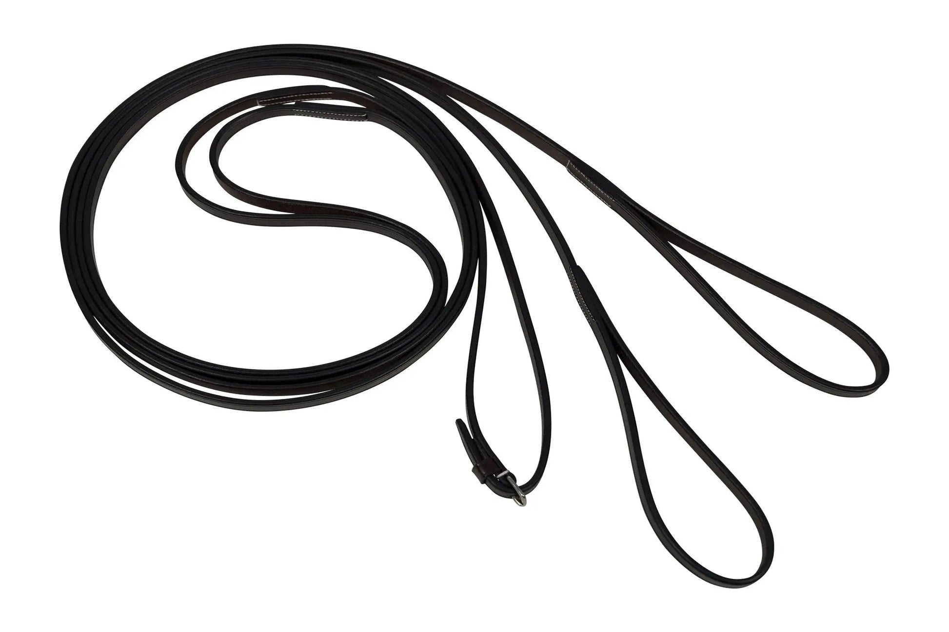 Huntley Equestrian Sedgwick Leather Draw Reins With Loop Ends - Tampa Home & Garden Store