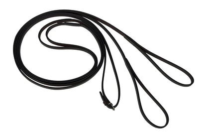 Huntley Equestrian Sedgwick Leather Draw Reins With Loop Ends - Tampa Home & Garden Store