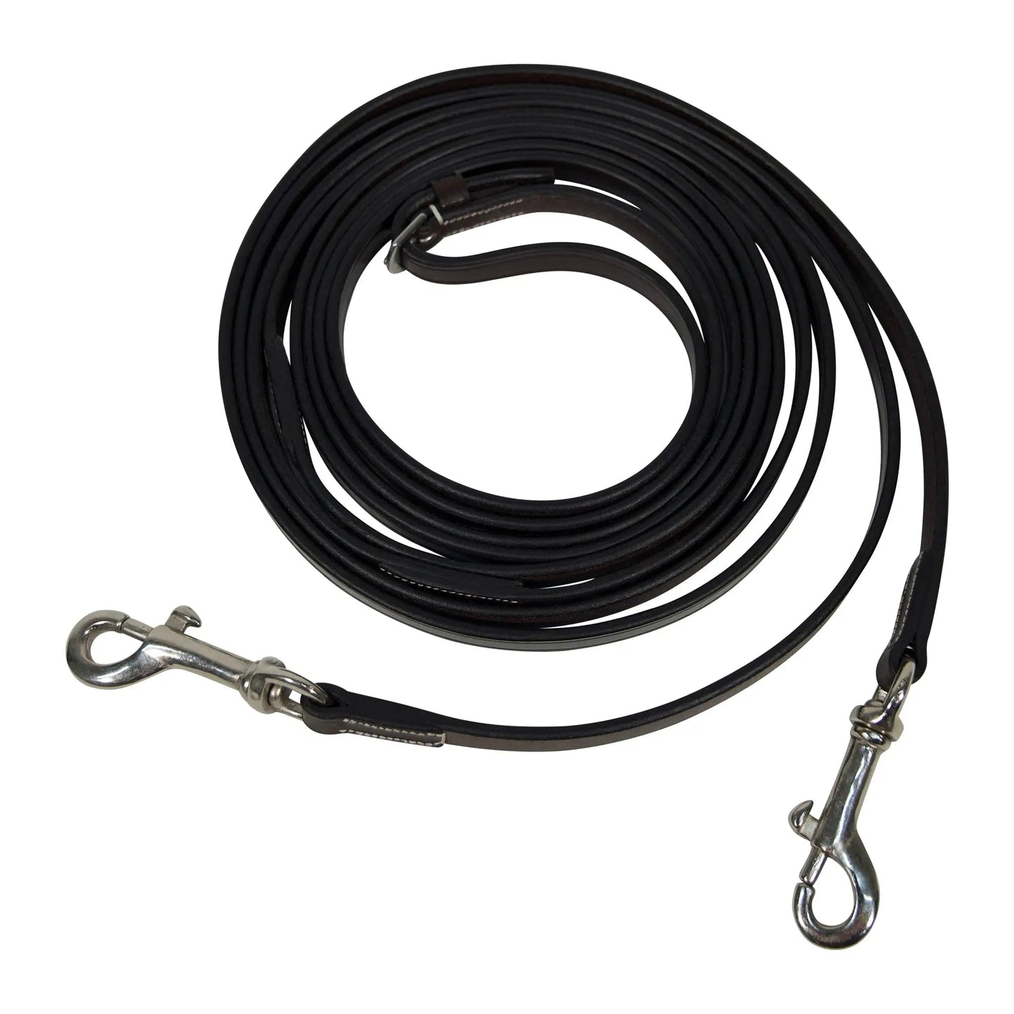 Huntley Equestrian Sedgwick Leather Draw Reins With Snap Ends - Tampa Home & Garden Store