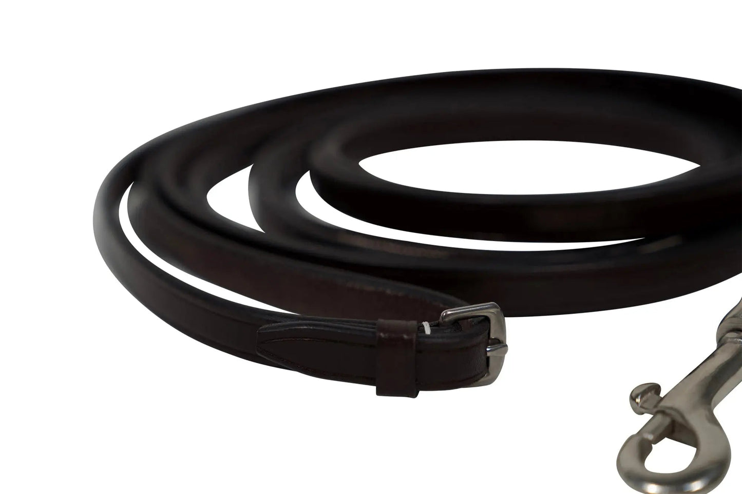 Huntley Equestrian Sedgwick Leather Draw Reins With Snap Ends - Tampa Home & Garden Store