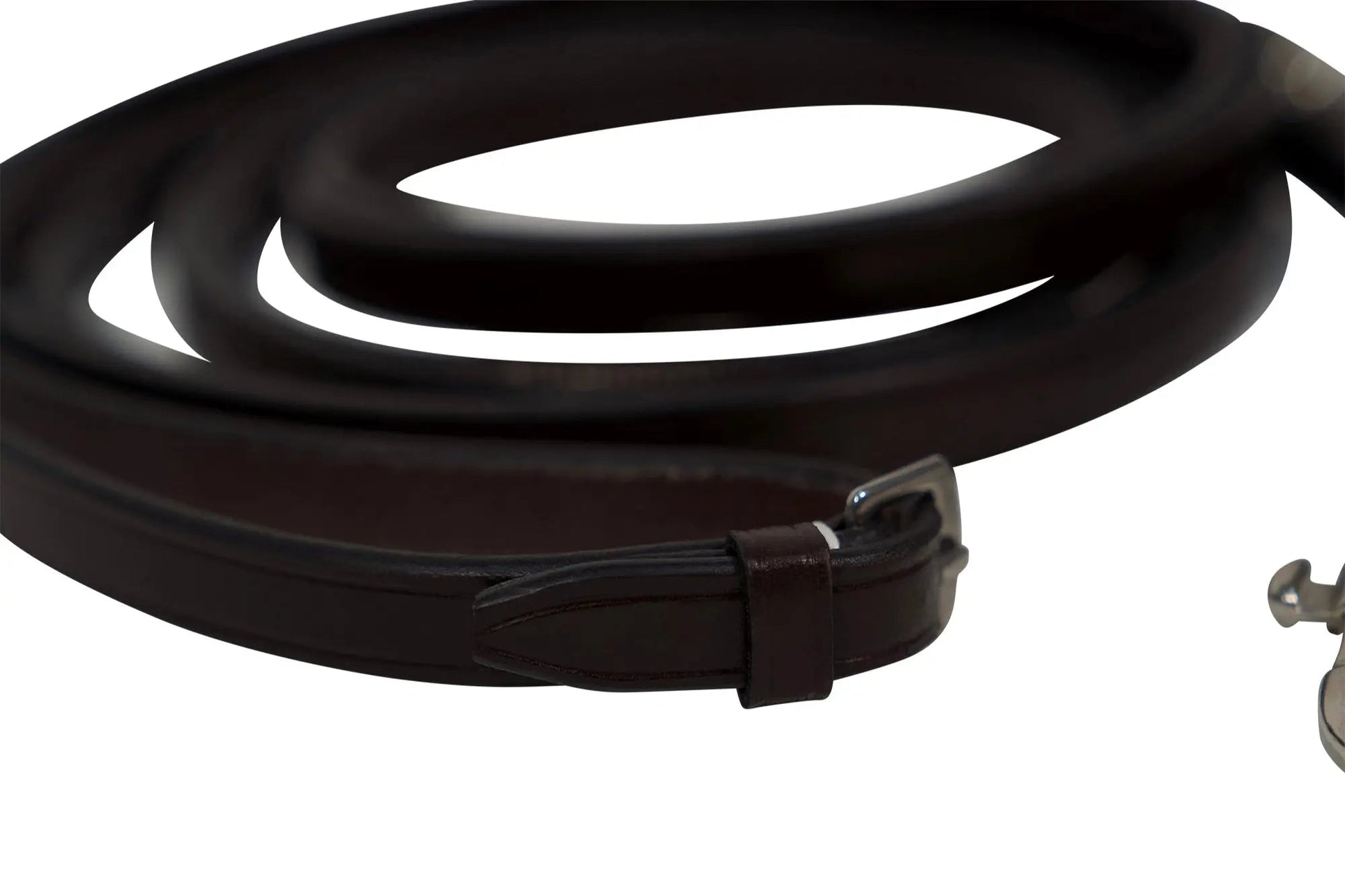 Huntley Equestrian Sedgwick Leather Draw Reins With Snap Ends - Tampa Home & Garden Store