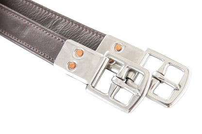Huntley Equestrian Sedgwick Leather Flat Buckle Stirrup Leathers - Tampa Home & Garden Store