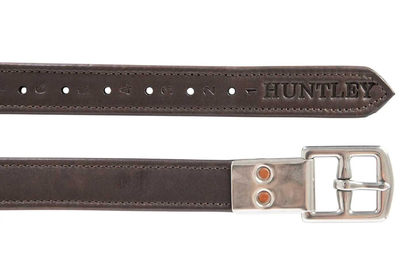 Huntley Equestrian Sedgwick Leather Flat Buckle Stirrup Leathers - Tampa Home & Garden Store