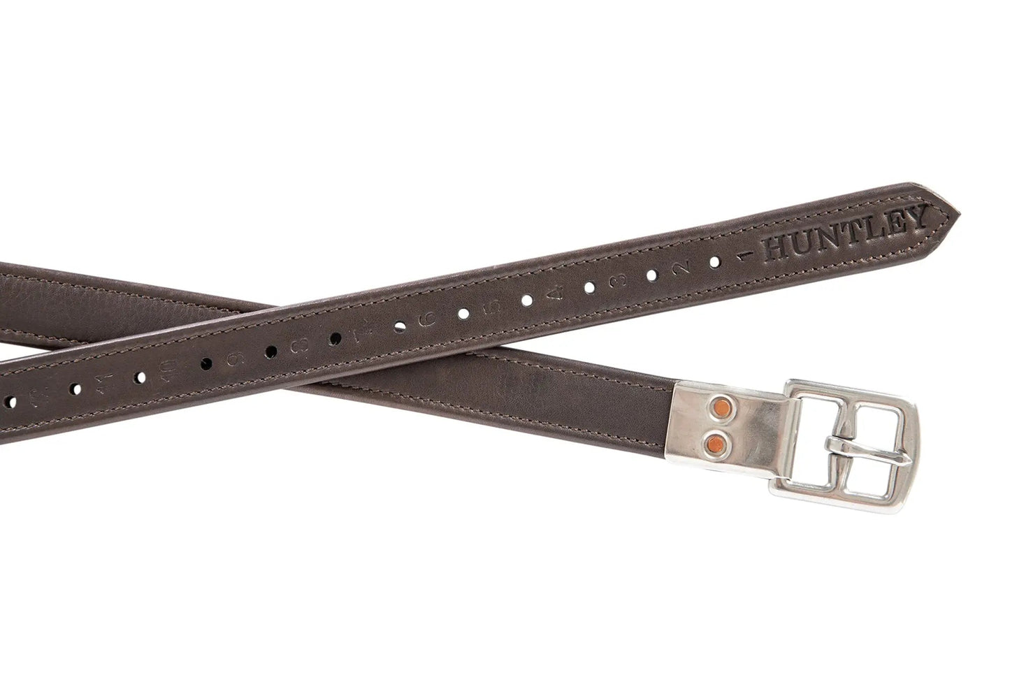 Huntley Equestrian Sedgwick Leather Flat Buckle Stirrup Leathers - Tampa Home & Garden Store