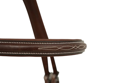 Huntley Equestrian Sedgwick Leather Padded Monocrown Figure 8 Bridle - Tampa Home & Garden Store