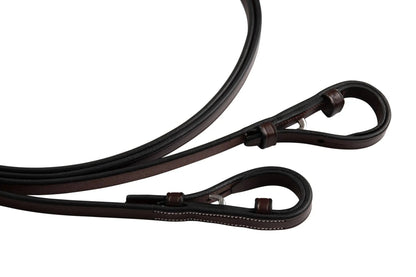 Huntley Equestrian Sedgwick Pelham Flat Curb Rein - Tampa Home & Garden Store