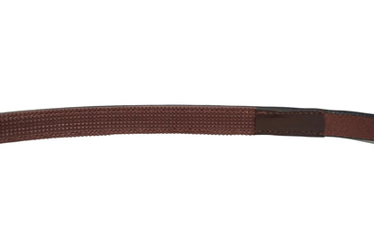 Huntley Equestrian Sedgwick Pelham Flat Curb Reins, Rubber Lined - Tampa Home & Garden Store