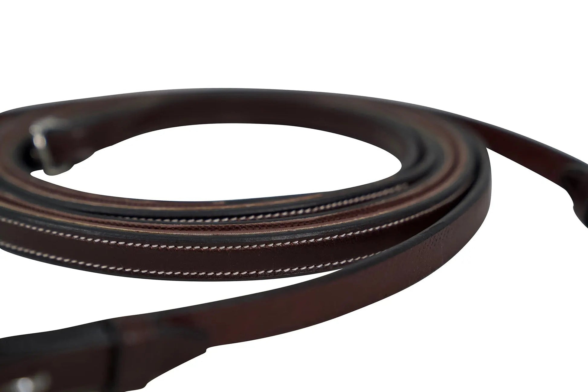 Huntley Equestrian Sedgwick Pelham Flat Curb Reins, Rubber Lined - Tampa Home & Garden Store