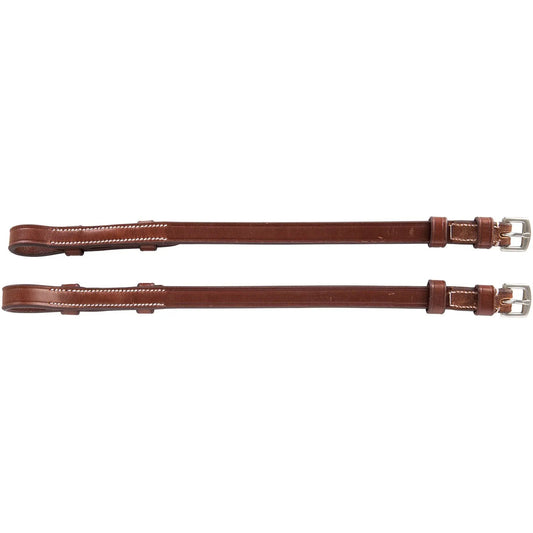 Huntley Equestrian Sedgwick Traditional Cheek Pieces - Tampa Home & Garden Store