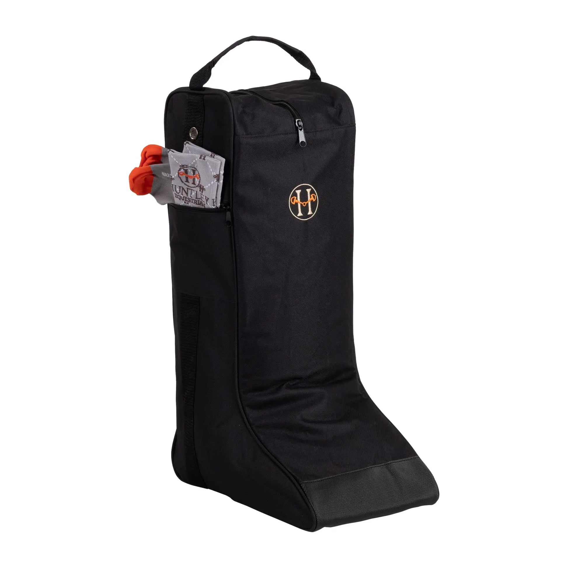 Huntley Equestrian Tall Riding Boot Bag, Black - Tampa Home & Garden Store