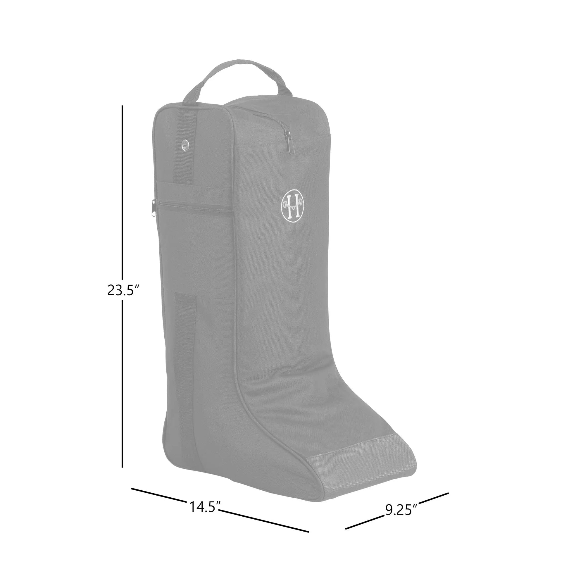 Huntley Equestrian Tall Riding Boot Bag, Navy - Tampa Home & Garden Store