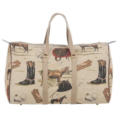 Huntley Equestrian Tapestry Duffle Bag-English Design - Tampa Home & Garden Store