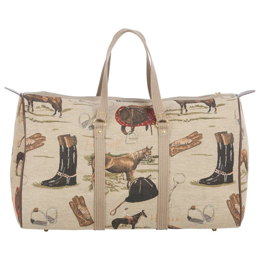 Huntley Equestrian Tapestry Duffle Bag-English Design - Tampa Home & Garden Store