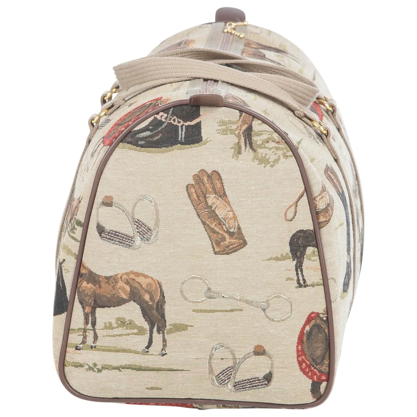 Huntley Equestrian Tapestry Duffle Bag-English Design - Tampa Home & Garden Store