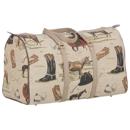 Huntley Equestrian Tapestry Duffle Bag-English Design - Tampa Home & Garden Store