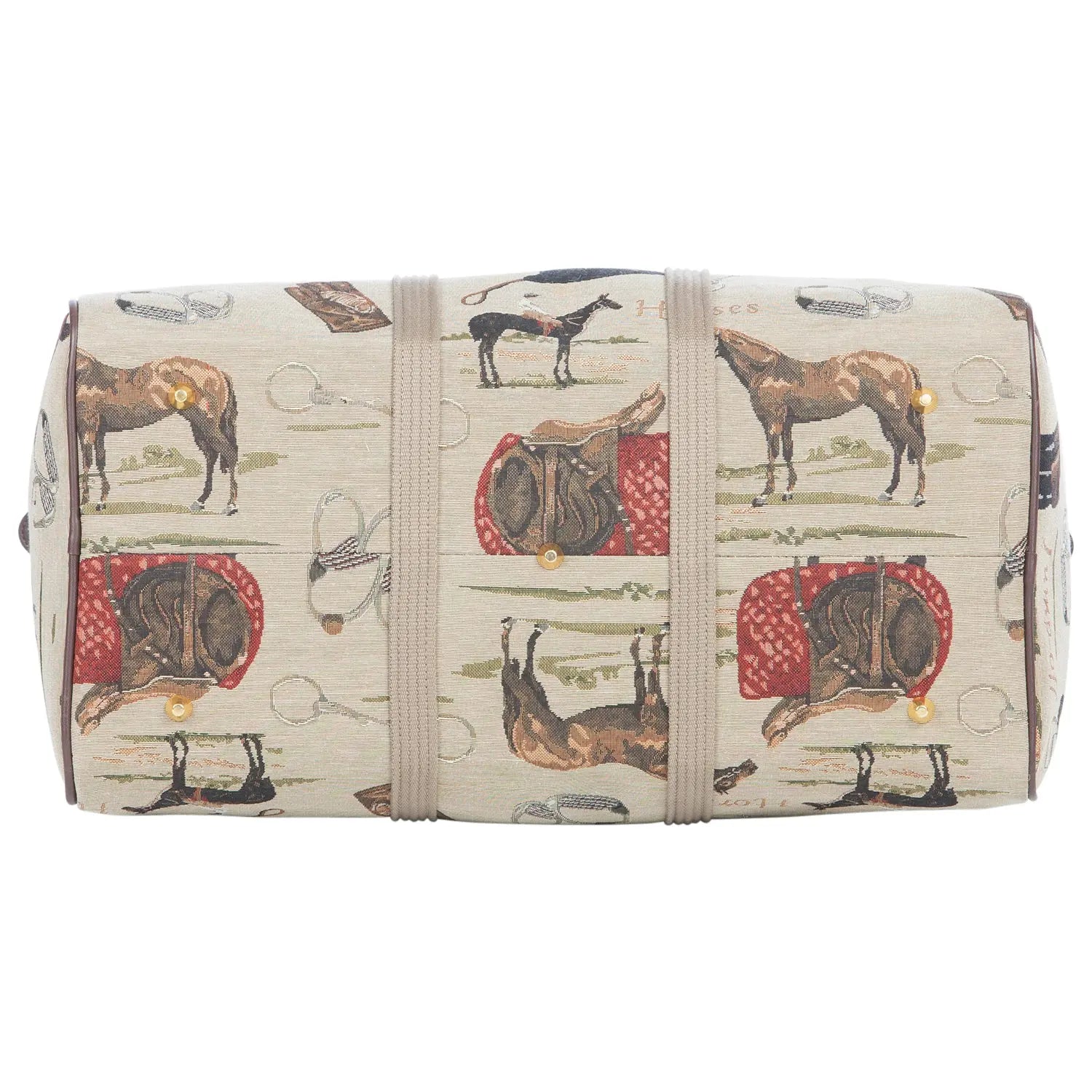 Huntley Equestrian Tapestry Duffle Bag-English Design - Tampa Home & Garden Store