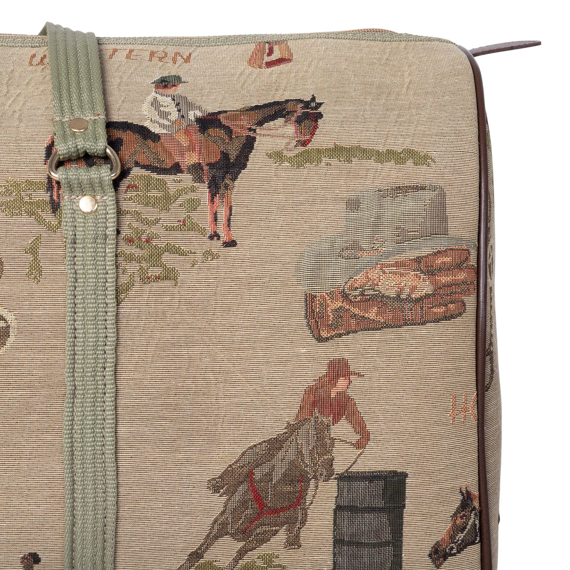 Huntley Equestrian Tapestry Duffle Bag-Western Design - Tampa Home & Garden Store