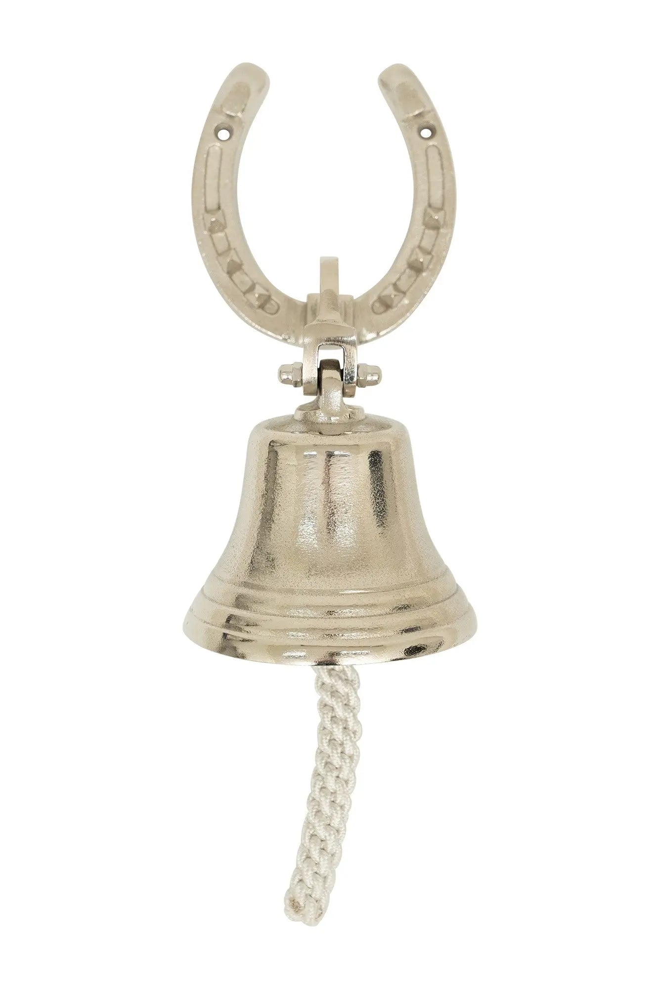 Huntley Equestrian Wall Mounted Horse Shoe with Bell - Tampa Home & Garden Store