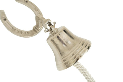 Huntley Equestrian Wall Mounted Horse Shoe with Bell - Tampa Home & Garden Store