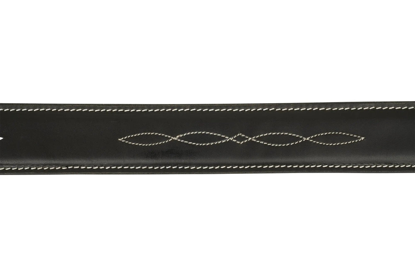Huntley Fancy Stitched Ladies  1.5" Inch wide belt, Black - Tampa Home & Garden Store